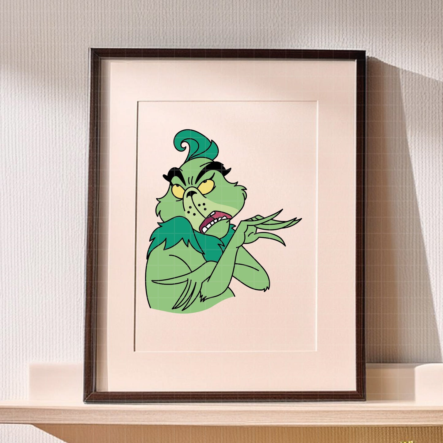 COD3951 - Grinch Face Svg, Green Character svg, Grinch Christmas svg, christmas svg, Cricut, silhouette