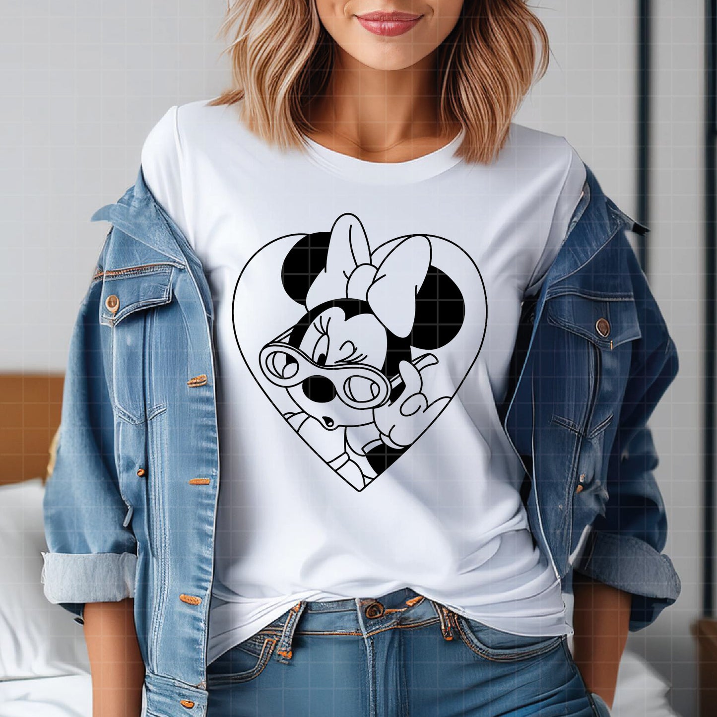 COD3955 - Minnie svg, Disney svg, disneyland t shirt svg, Disney svg, dtf, sublimation