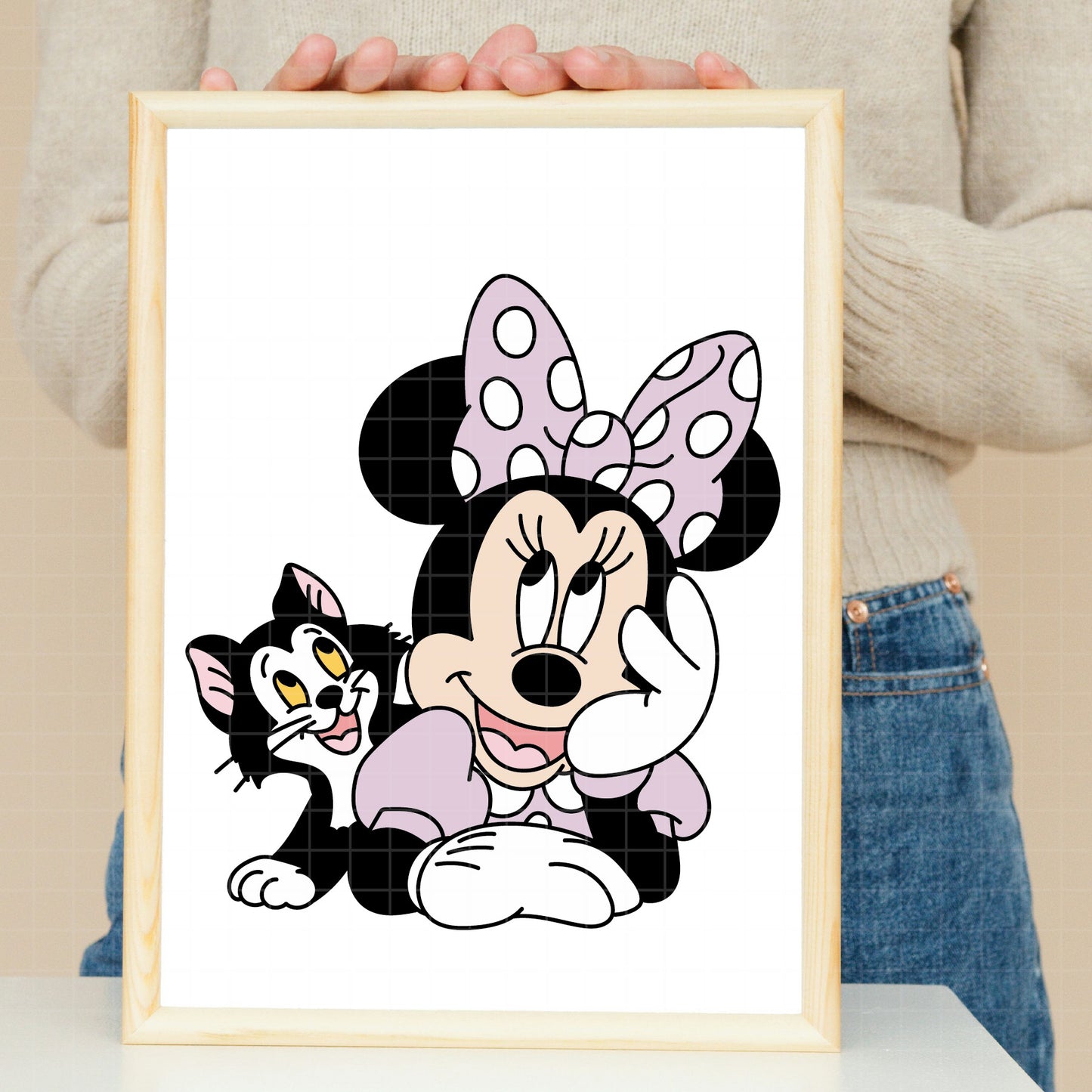COD3956 - Minnie svg, Disney svg, disneyland t shirt svg, Disney svg, dtf, sublimation