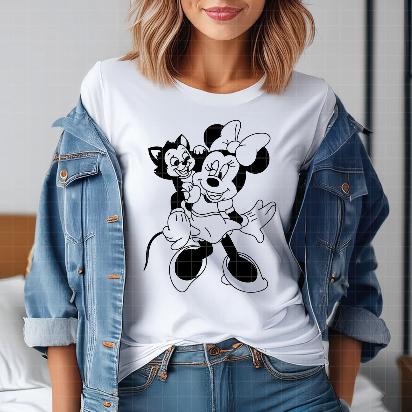 COD3957 - Minnie svg, Disney svg, disneyland t shirt svg, Disney svg, dtf, sublimation