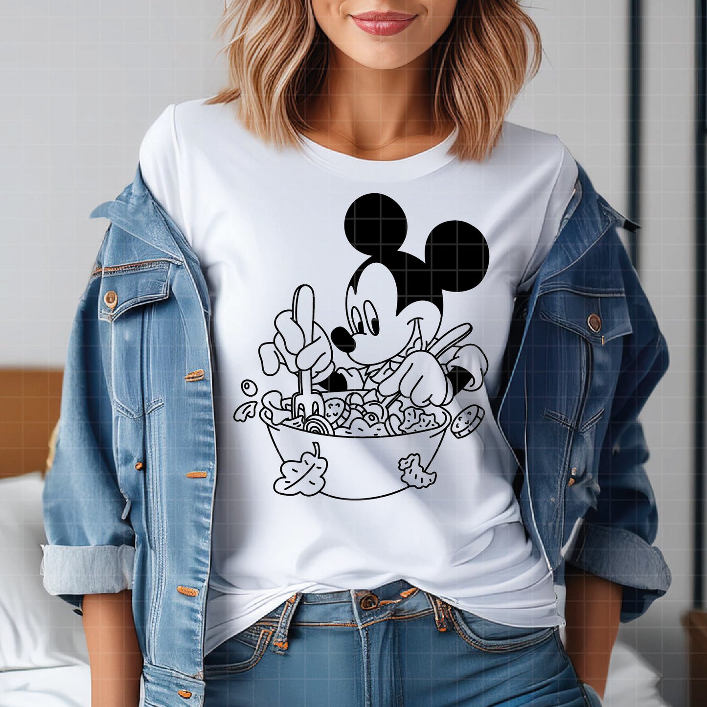 COD3958 - Mickey salad svg, Mickey jarden Svg, Disney svg, Magical svg, Mickey face svg, sublimation, dtf