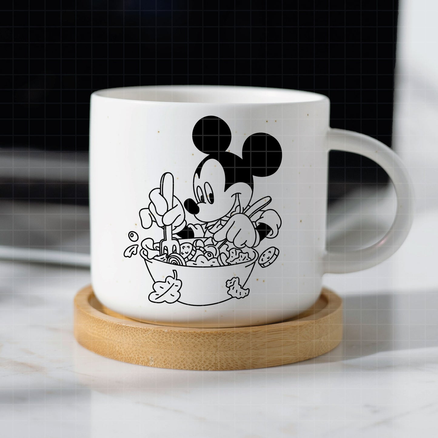 COD3958 - Mickey salad svg, Mickey jarden Svg, Disney svg, Magical svg, Mickey face svg, sublimation, dtf