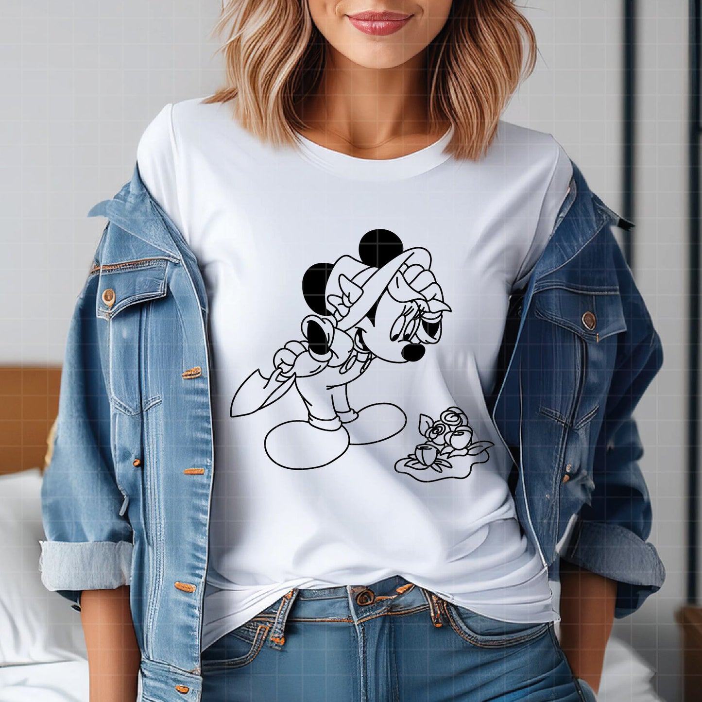COD3960 - Minnie svg, Disney svg, disneyland t shirt svg, Disney svg, dtf, sublimation