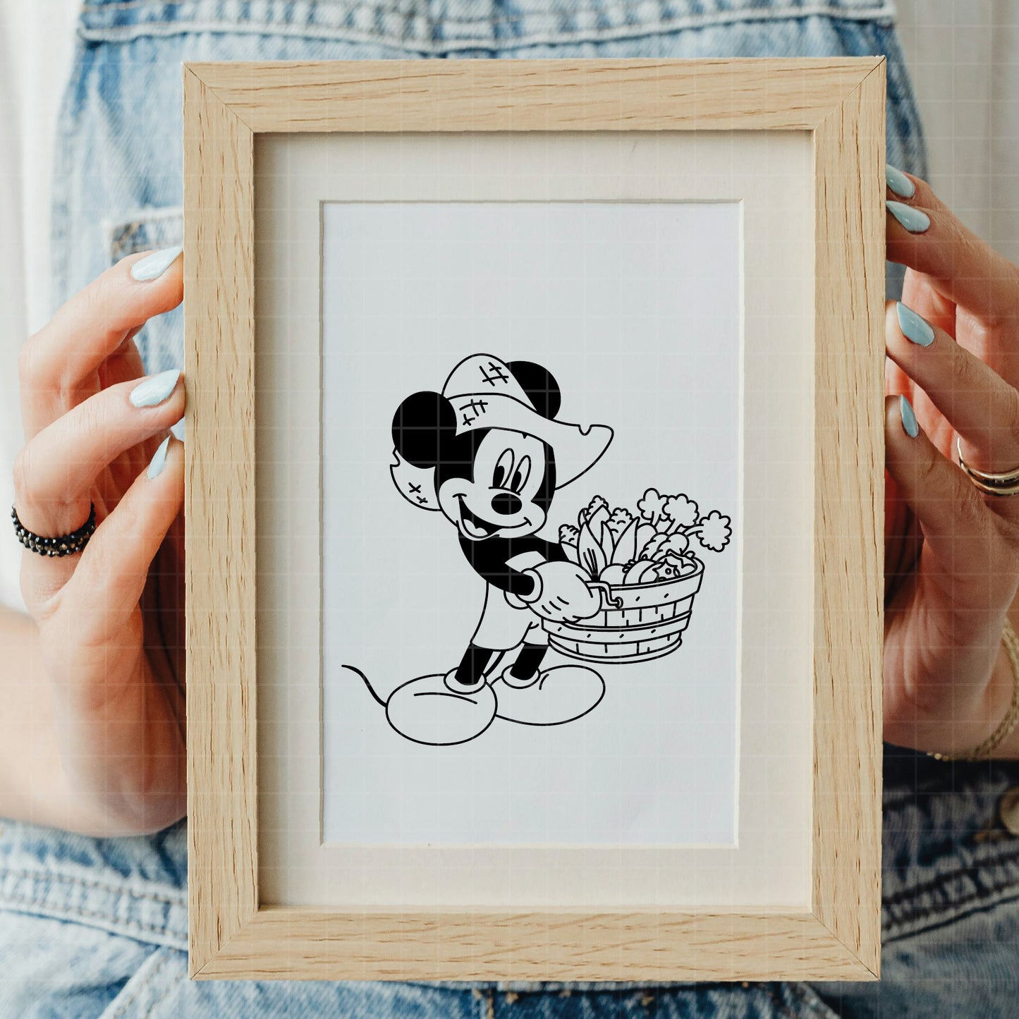 COD3961 - Mickey salad svg, Mickey jarden Svg, Disney svg, Magical svg, Mickey face svg, sublimation, dtf