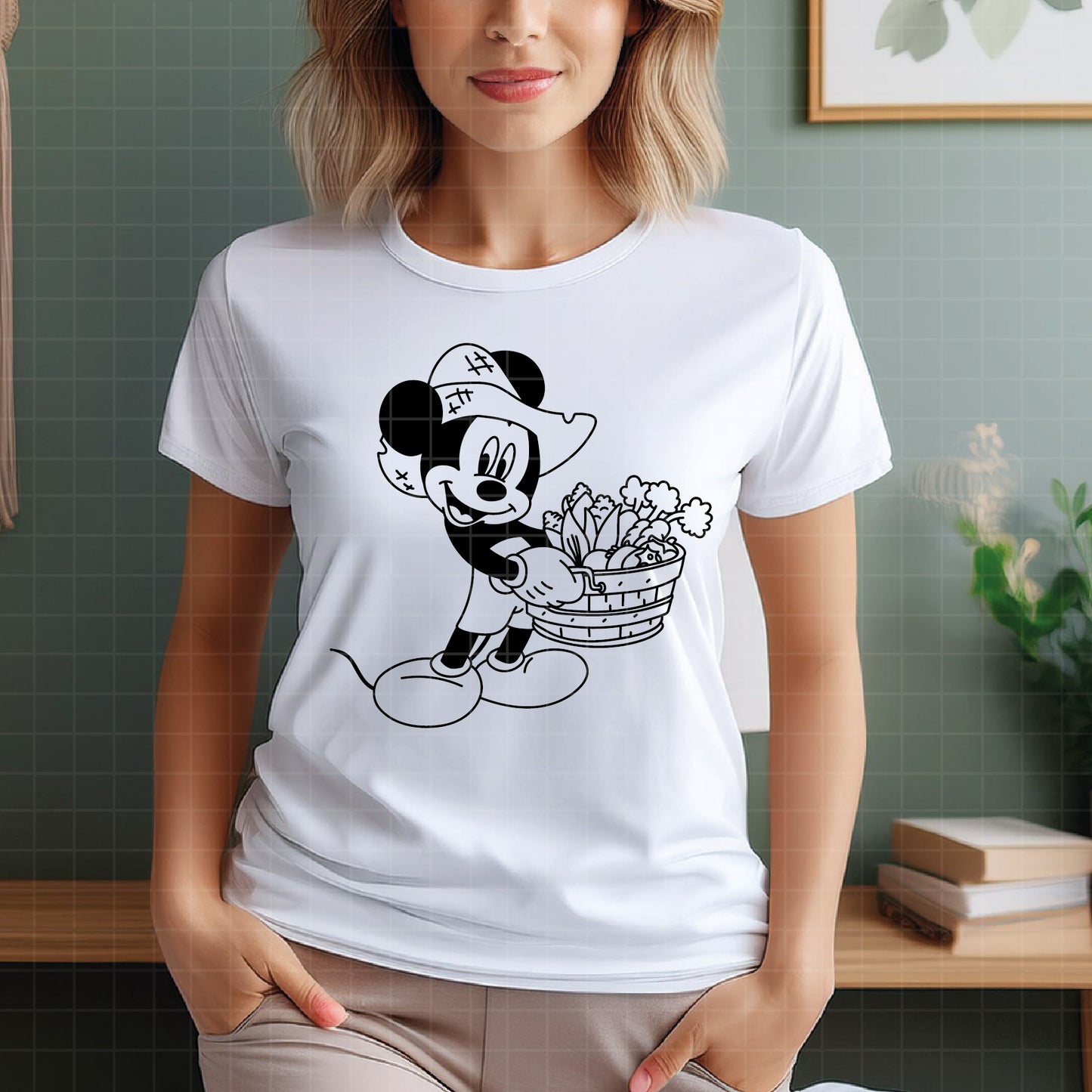 COD3961 - Mickey salad svg, Mickey jarden Svg, Disney svg, Magical svg, Mickey face svg, sublimation, dtf