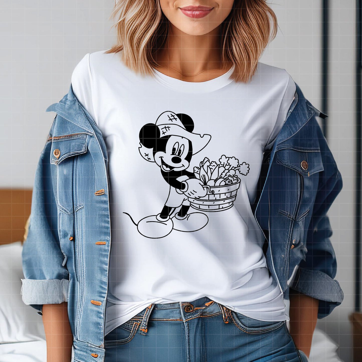 COD3961 - Mickey salad svg, Mickey jarden Svg, Disney svg, Magical svg, Mickey face svg, sublimation, dtf