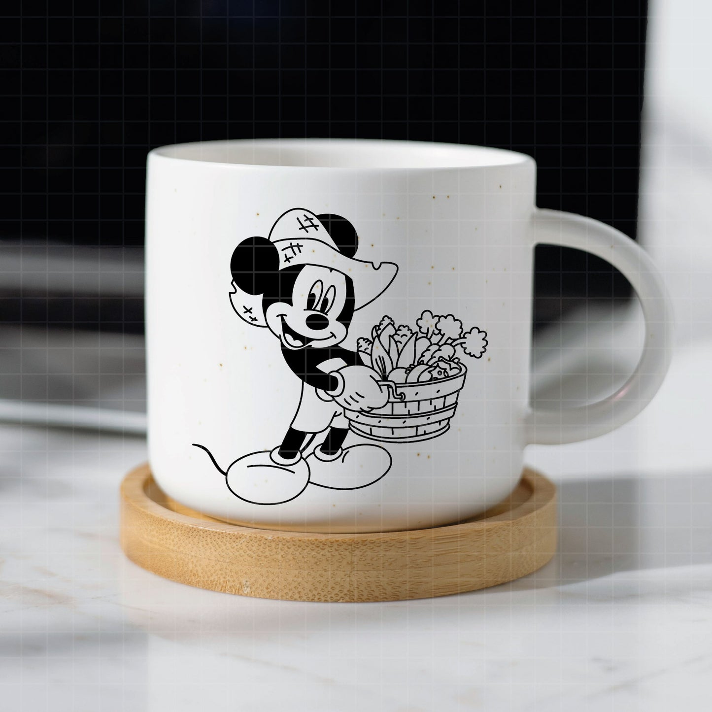 COD3961 - Mickey salad svg, Mickey jarden Svg, Disney svg, Magical svg, Mickey face svg, sublimation, dtf