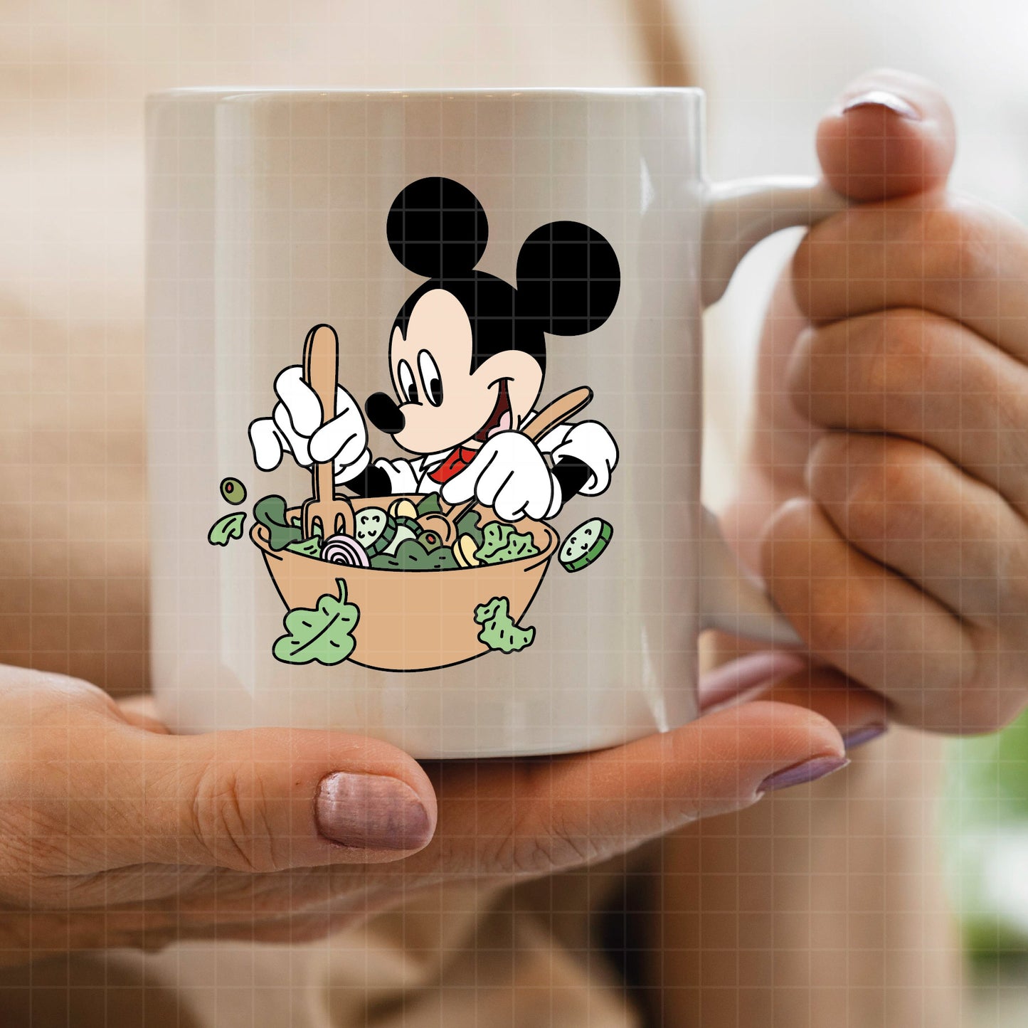 COD3962 - Mickey salad svg, Mickey jarden Svg, Disney svg, Magical svg, Mickey face svg, sublimation, dtf