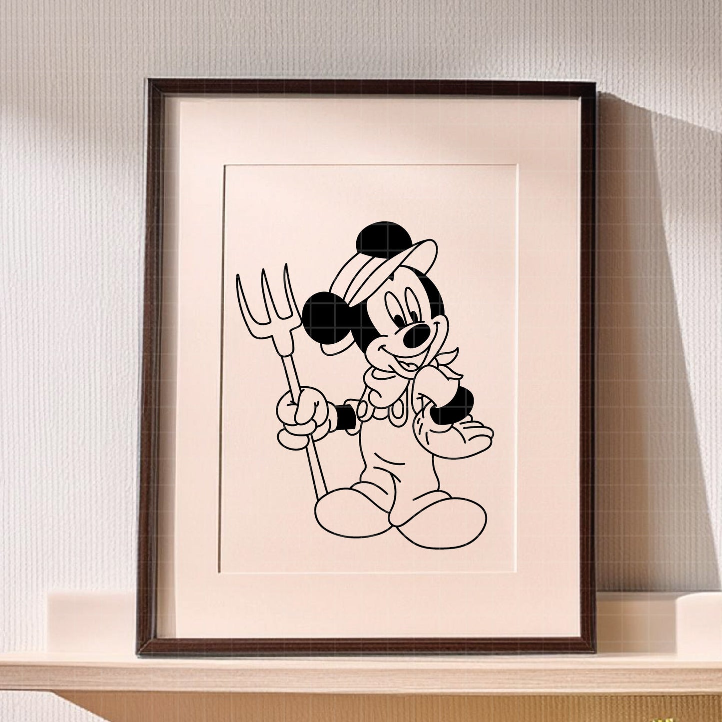 COD3963 - Mickey salad svg, Mickey jarden Svg, Disney svg, Magical svg, Mickey face svg, sublimation, dtf