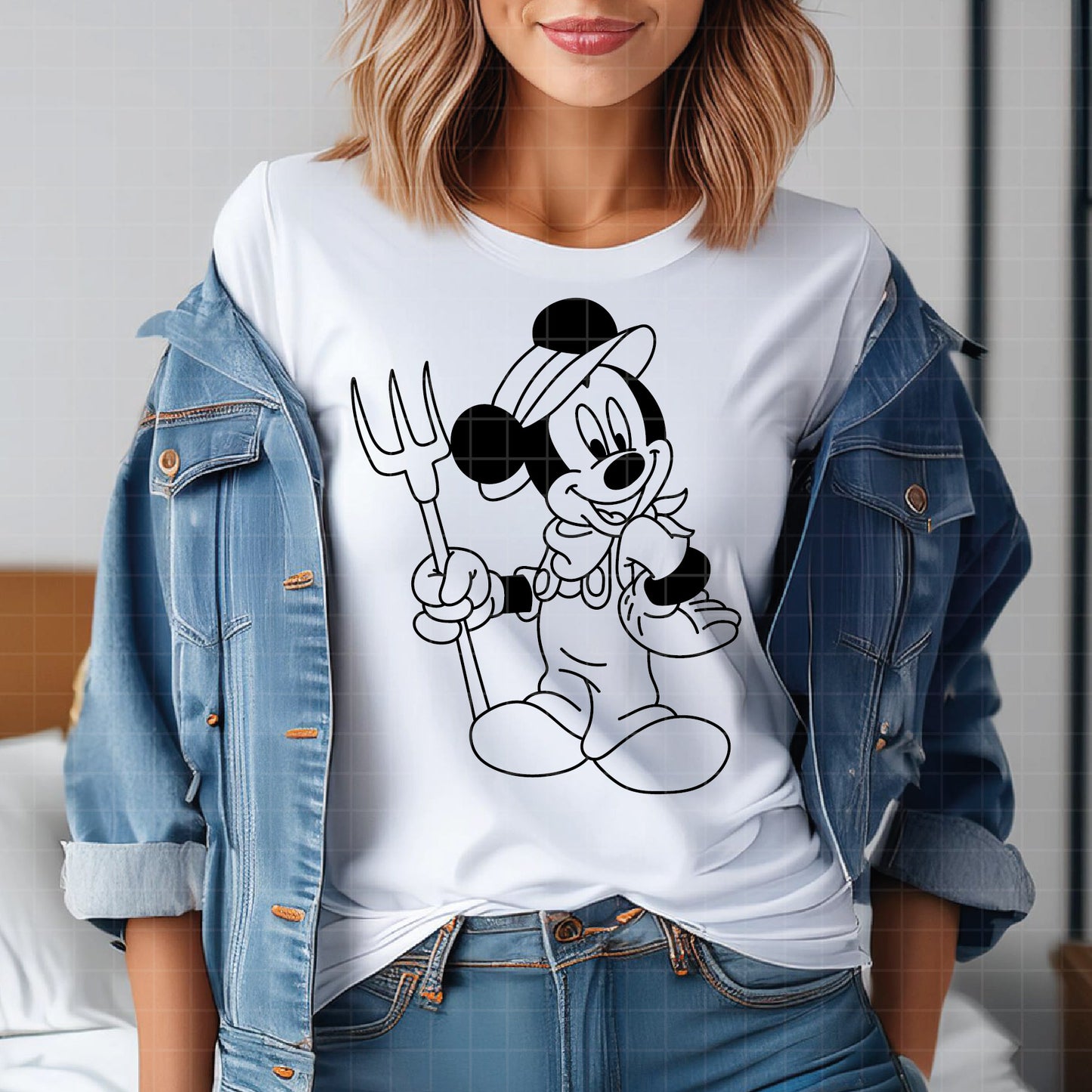 COD3963 - Mickey salad svg, Mickey jarden Svg, Disney svg, Magical svg, Mickey face svg, sublimation, dtf
