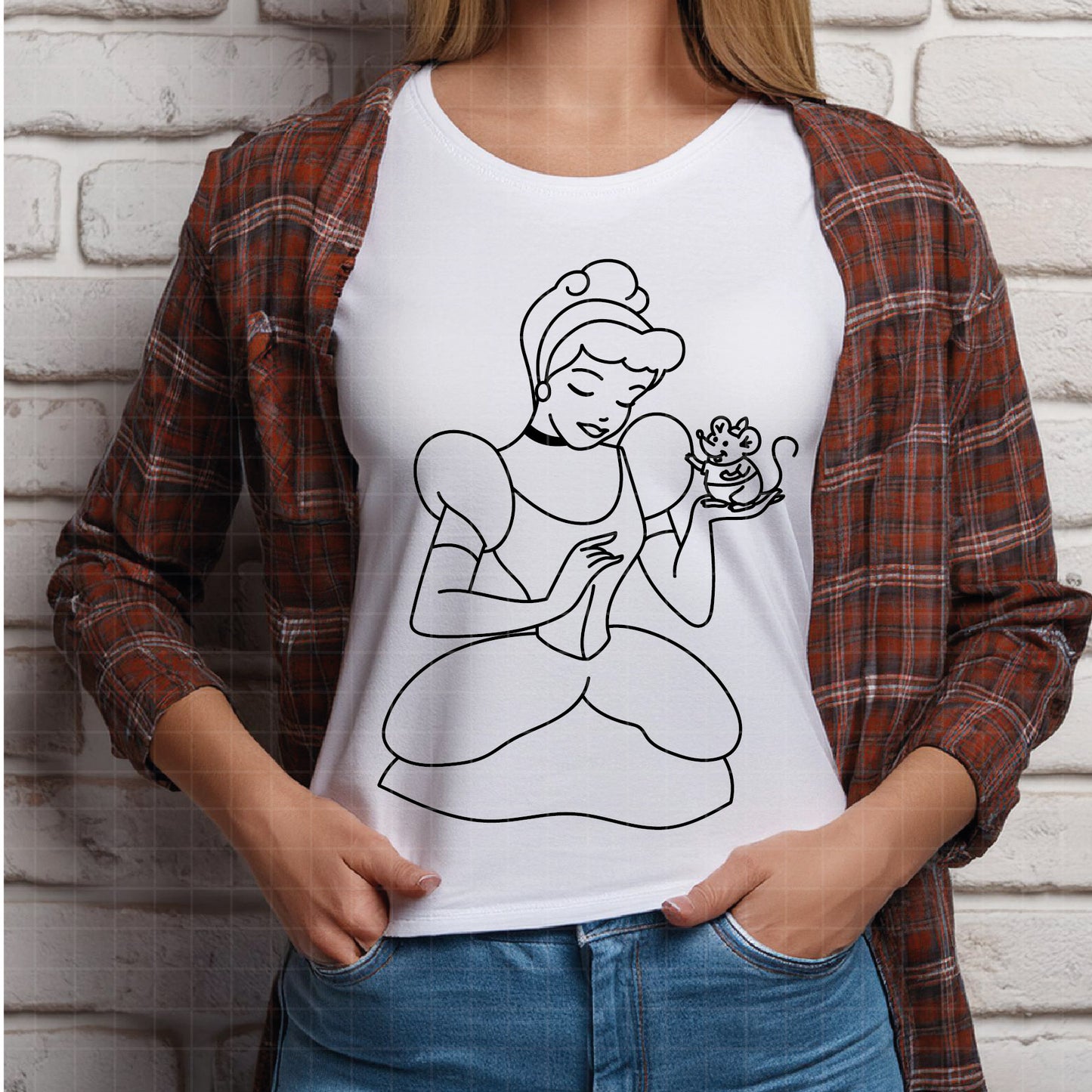 COD3965 - Cinderella svg, Princess svg, Princess for Cricut Silhouette, Tumbler svg, disney svg