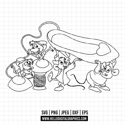 COD3967 - Cinderella svg, Princess svg, Princess for Cricut Silhouette, Tumbler svg, disney svg