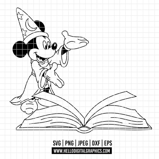 COD3969 - Disney Fantasia svg, Fantasia Sweatshirt svg, Mickey Stay Magical Shirt clipart, dtf