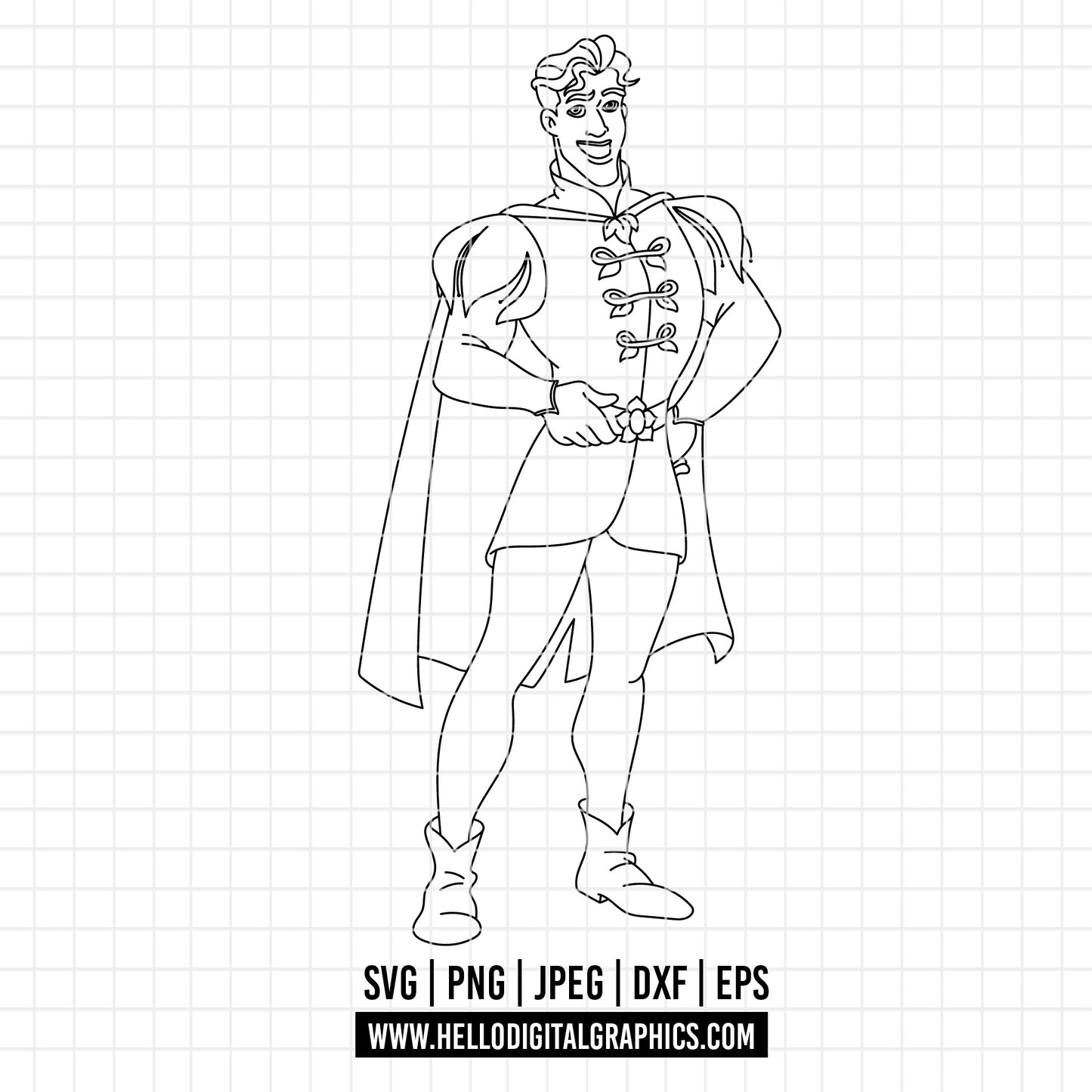 COD3973 - The Princess and the frog svg, tiana svg, frog svg, outline svg, cricut silhouette, Princess svg, Disney svg