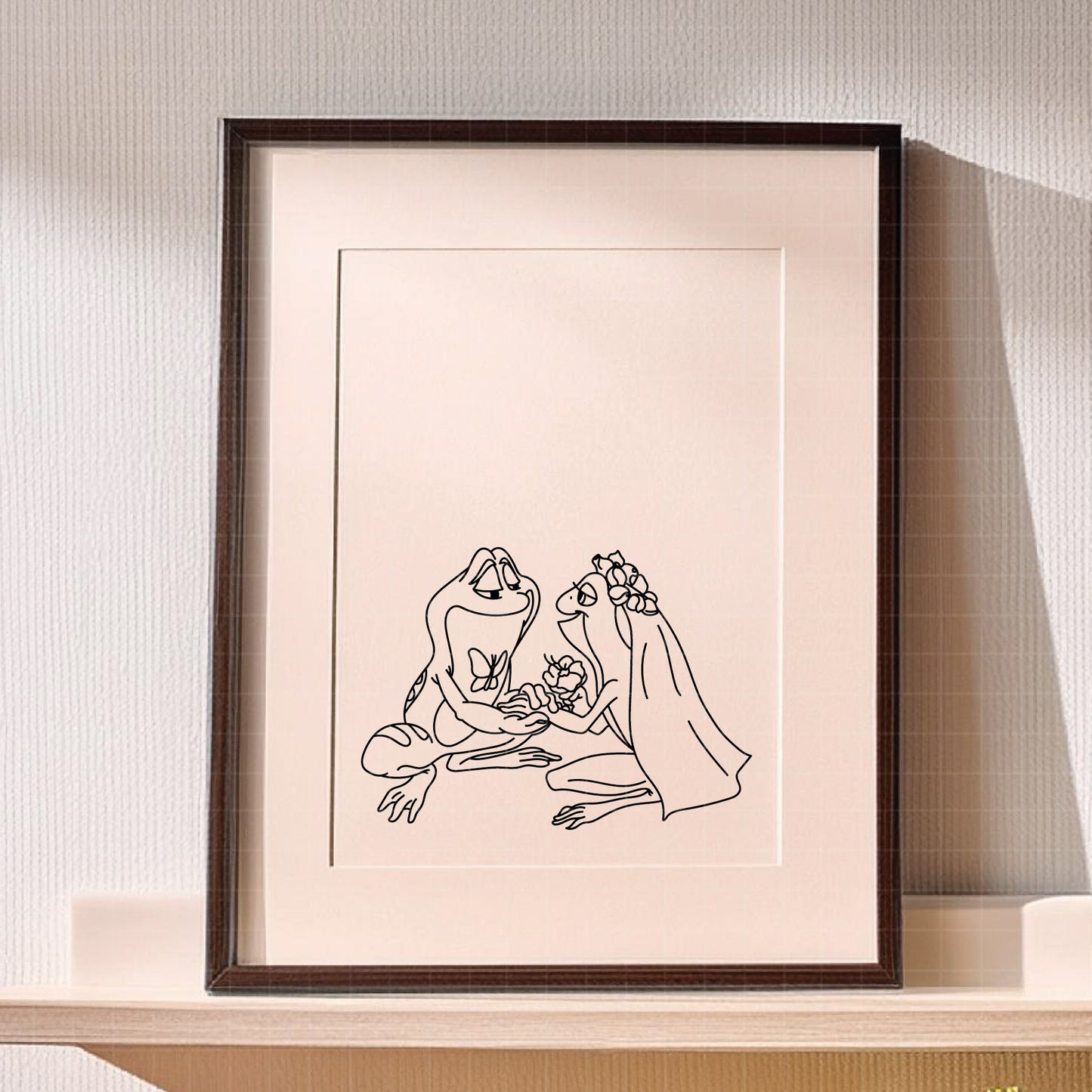 COD3975 - The Princess and the frog svg, tiana svg, frog svg, outline svg, cricut silhouette, Princess svg, Disney svg