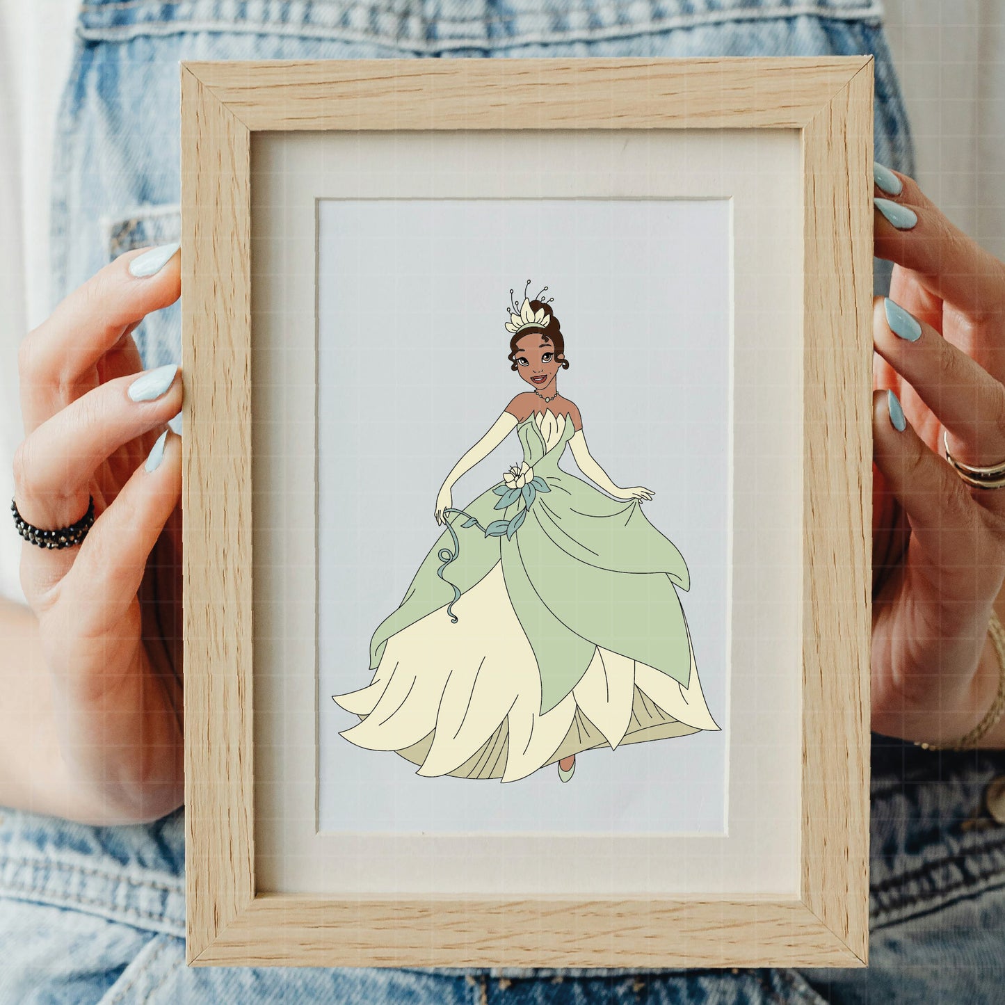 COD3976 - The Princess and the frog svg, tiana svg, frog svg, outline svg, cricut silhouette, Princess svg, Disney svg