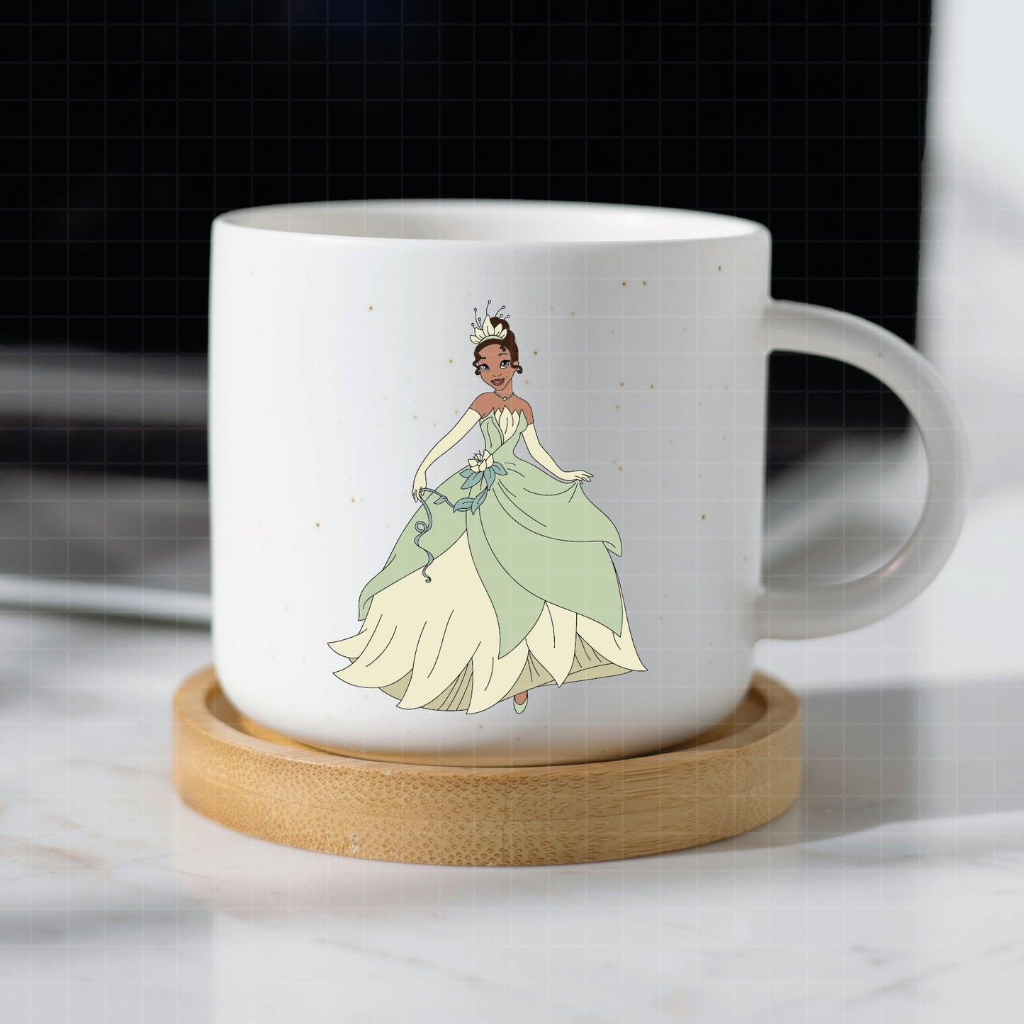 COD3976 - The Princess and the frog svg, tiana svg, frog svg, outline svg, cricut silhouette, Princess svg, Disney svg