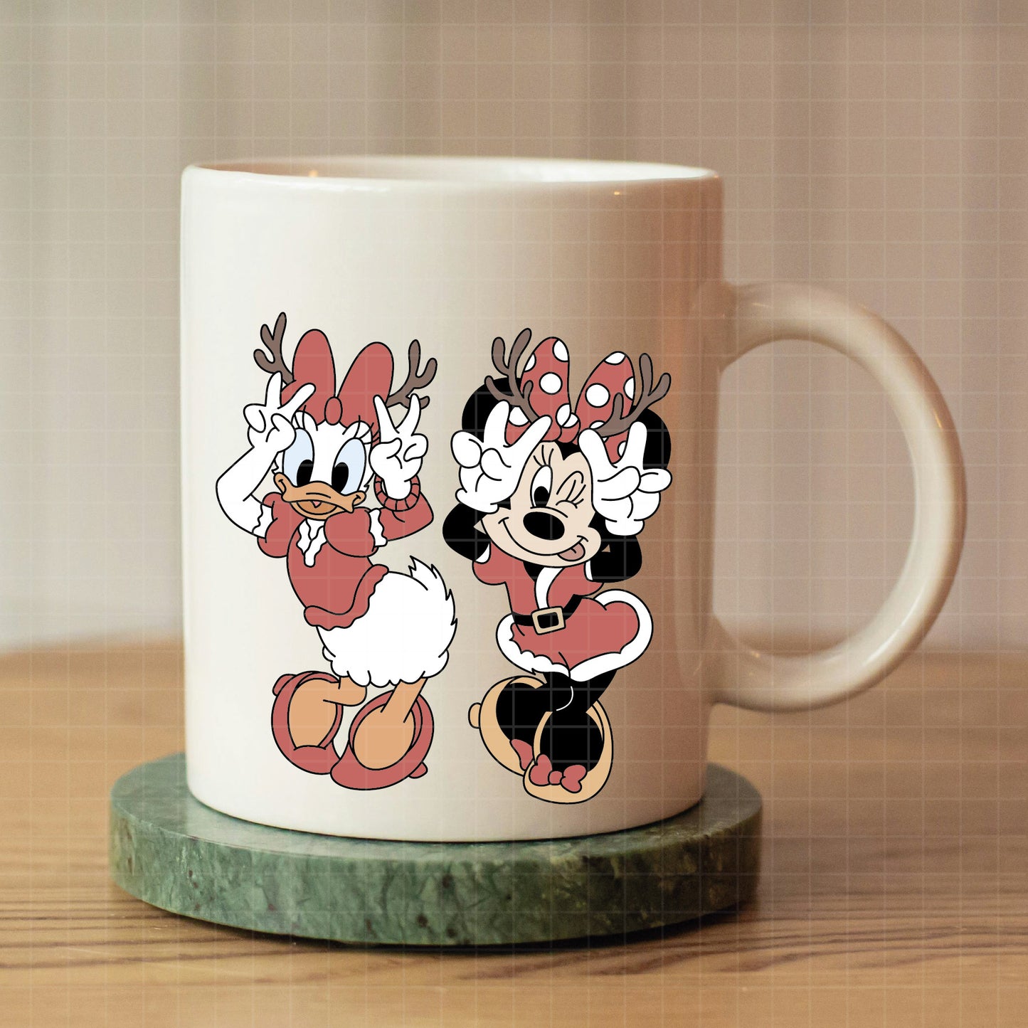 COD3978 - Minnie and daisy christmas svg, Disney svg, mickey svg, minnie svg, Silhouette, Cricut