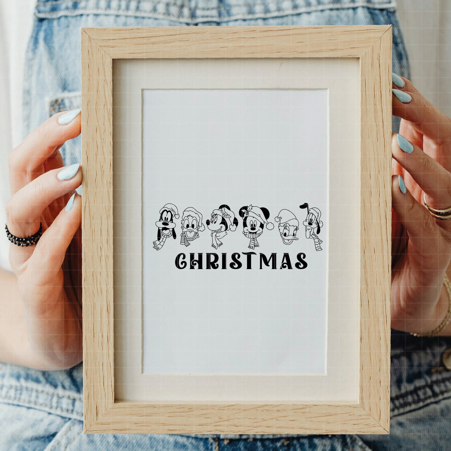 COD3979 - Minnie and daisy christmas svg, Disney svg, mickey svg, minnie svg, Silhouette, Cricut