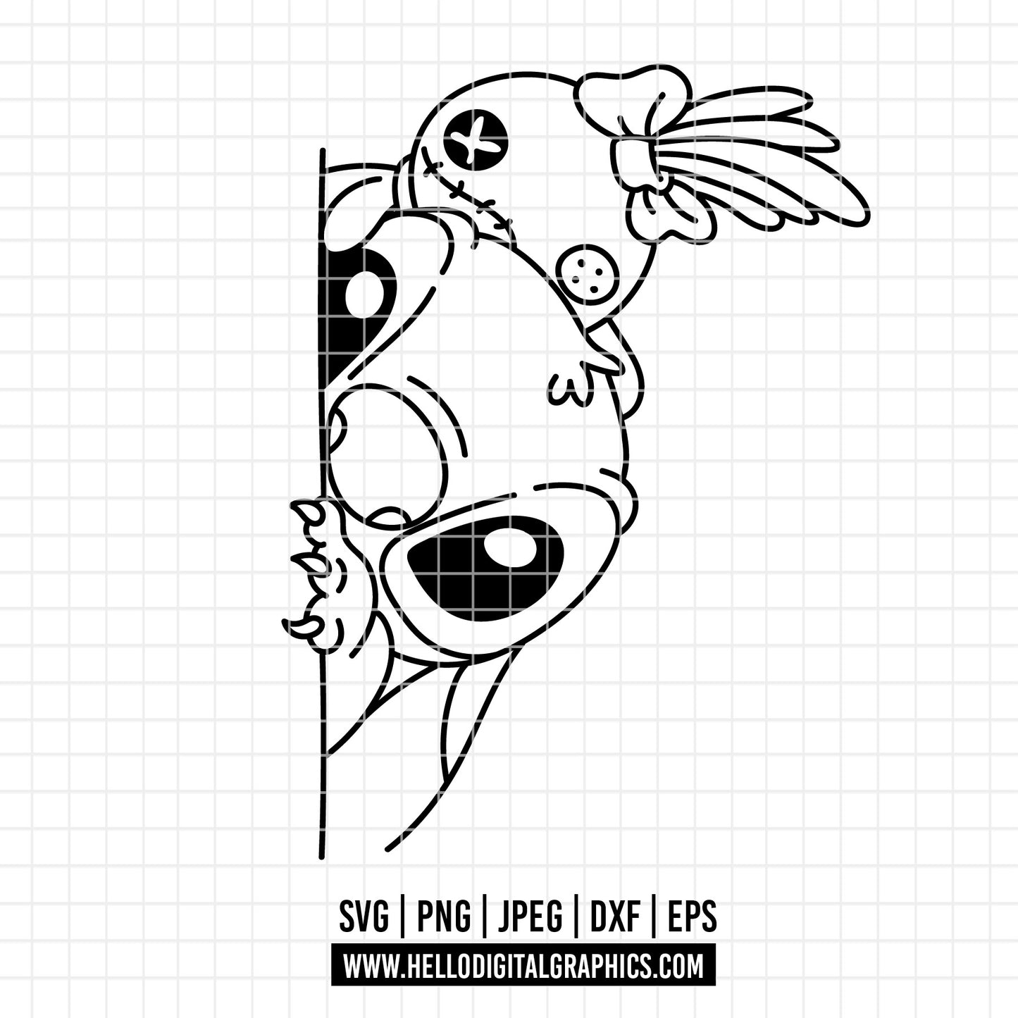 COD3983 - Lilo svg, Ohana svg, Stitch svg, Disney svg, Cricut, Silhouette, Ohana means family svg