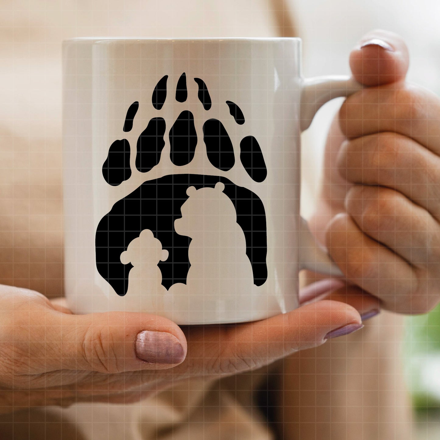 COD3988 - Disney Brother Bear Kenai Koda Paw Silhouette, Holiday Trip Unisex T-shirt, Sweatshirt