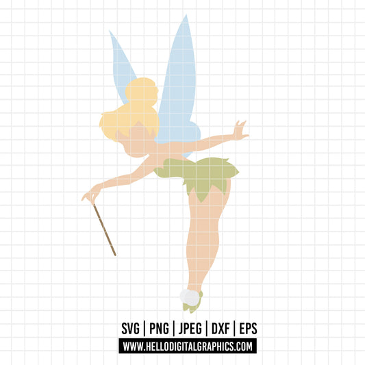 COD3990 - Tinker bell svg, Dreams come true svg, disney svg, cricut, silhouette, dtf, sublimation
