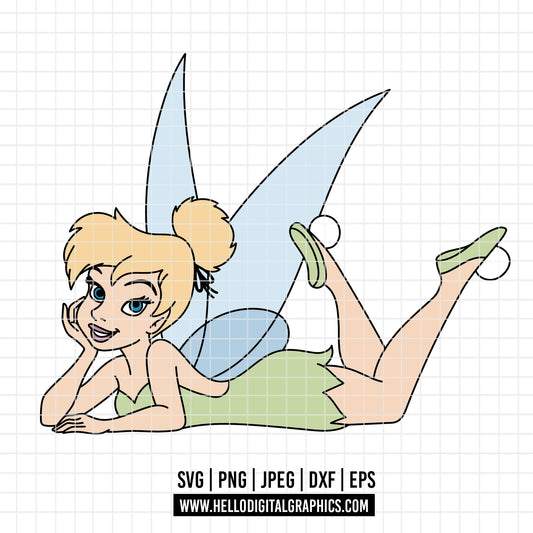 COD3992 - Tinker bell svg, Dreams come true svg, disney svg, cricut, silhouette, dtf, sublimation