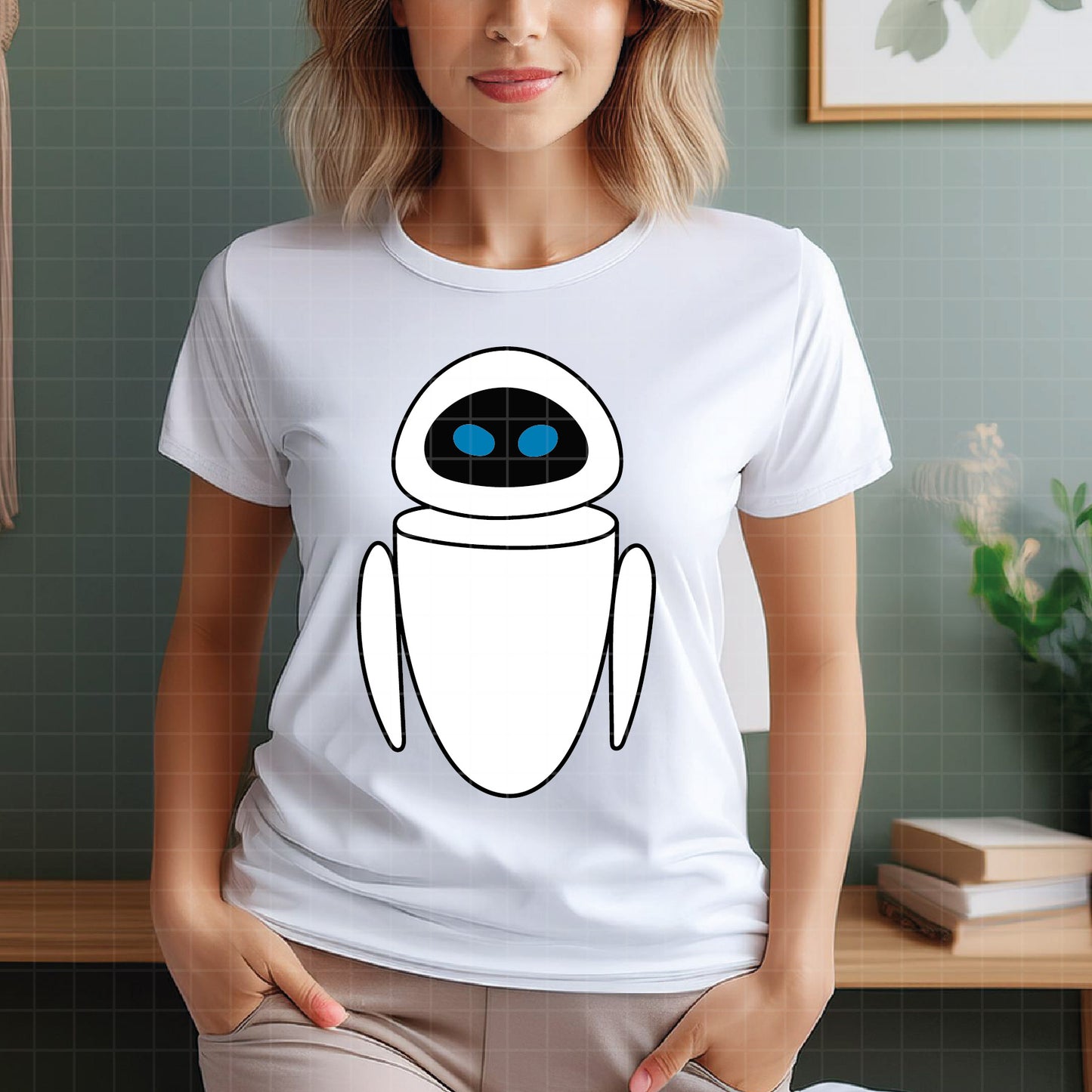 COD3999 - Wall e svg, Wall-e png, Disney svg, walle lineart clipart, wall e dtf, walle silhouette