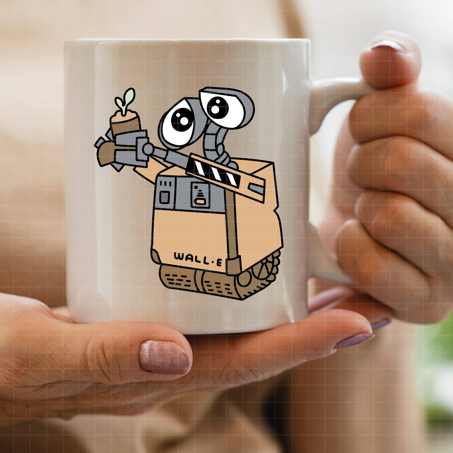 COD4000 - Wall e svg, Wall-e png, Disney svg, walle lineart clipart, wall e dtf, walle silhouette