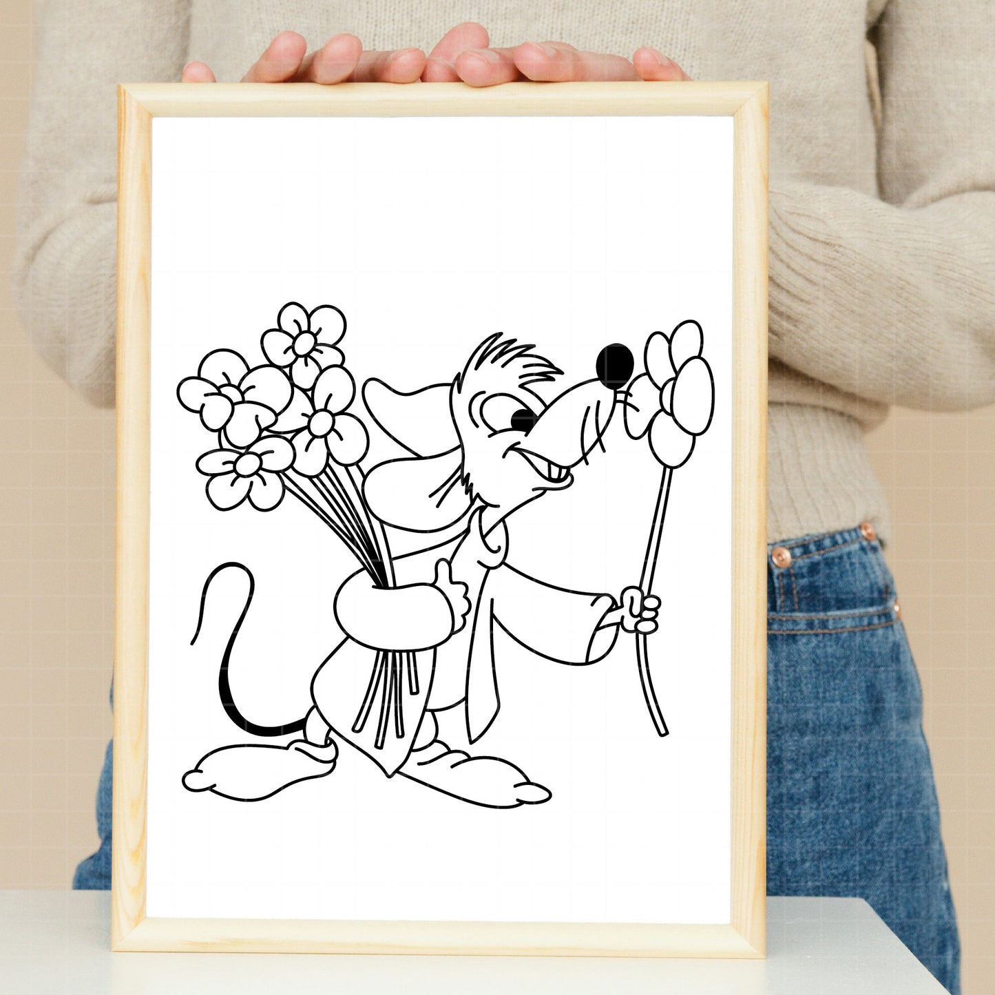 COD4001 - Cinderella svg, Gus gus svg, Princess svg, Princess for Cricut Silhouette, Tumbler svg, disney svg