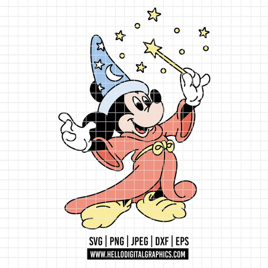 COD4007 - Disney Fantasia svg, Fantasia Sweatshirt svg, Mickey Stay Magical Shirt clipart