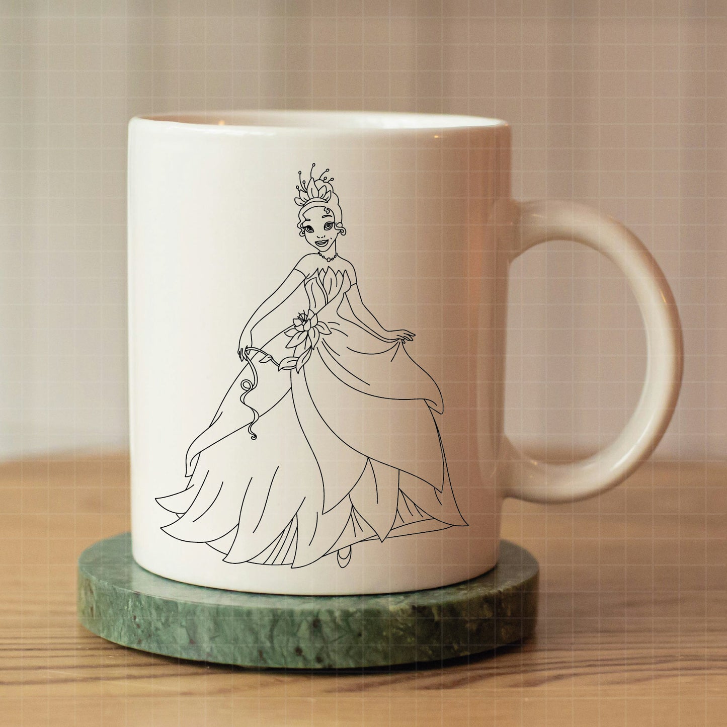 COD4010 - The frog and the Princess svg, tiana svg, frog svg, Princess Tiana with Frog, cricut silhouette, Princess svg