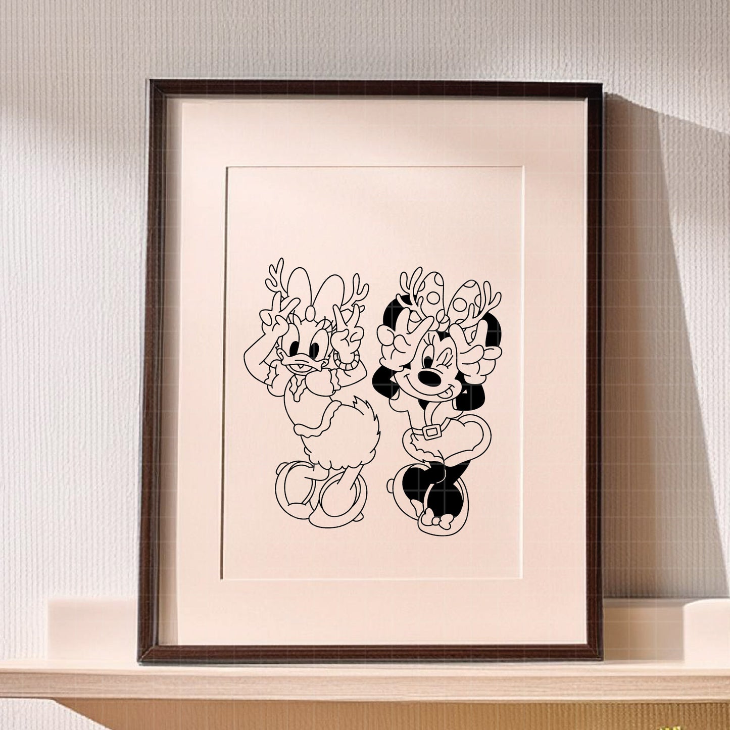 COD4012 - Minnie and daisy christmas svg, Disney svg, mickey svg, minnie svg