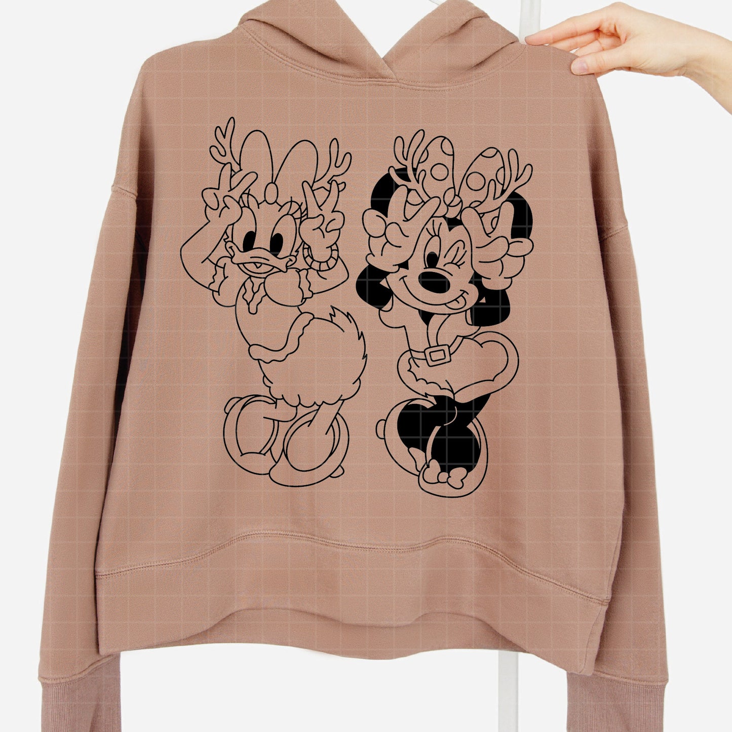 COD4012 - Minnie and daisy christmas svg, Disney svg, mickey svg, minnie svg