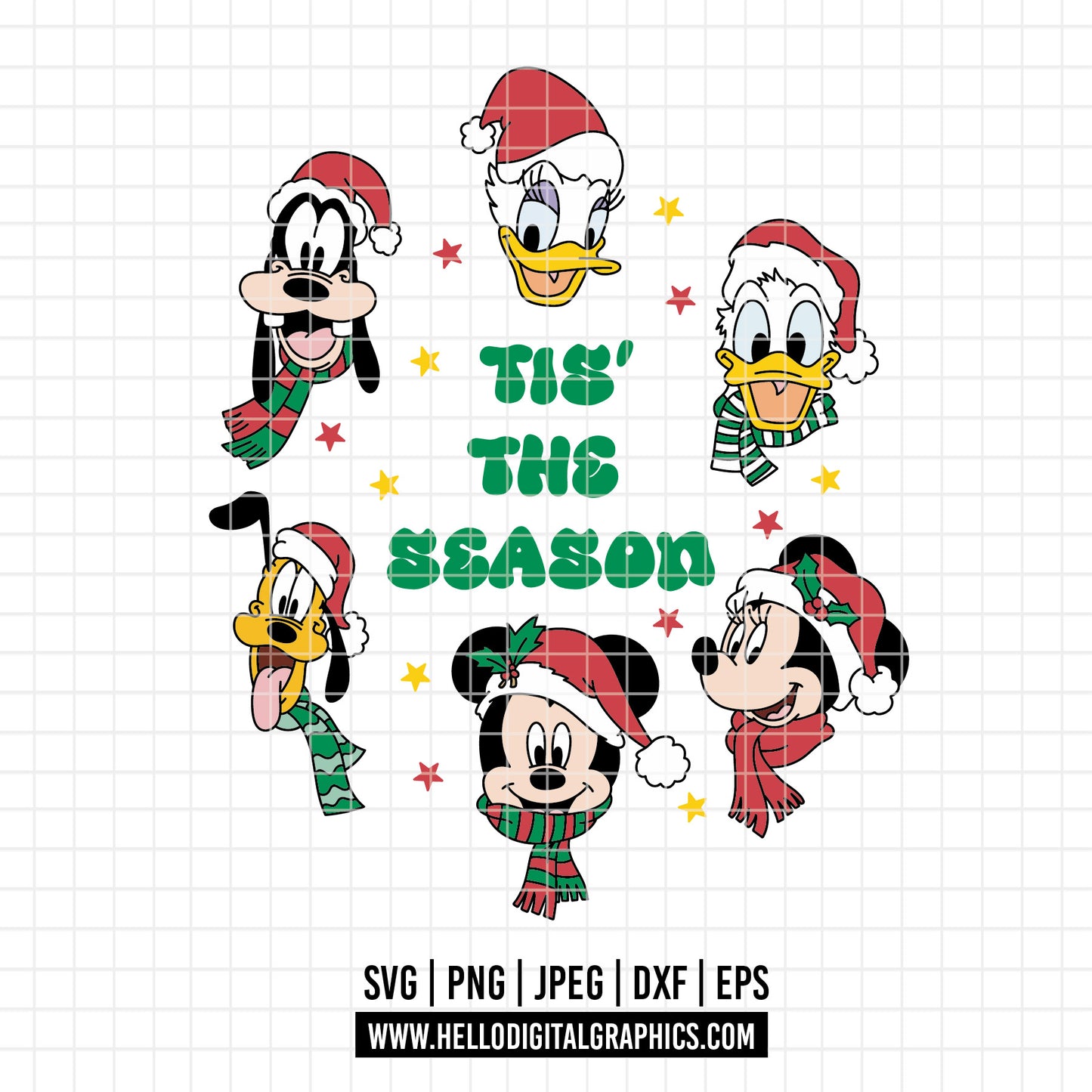 COD4014 - Minnie christmas svg, Mickey christmas svg, Disney svg, mickey svg