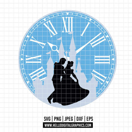 COD4015 - Cinderella svg, Gus gus svg, Princess svg, Princess for Cricut Silhouette