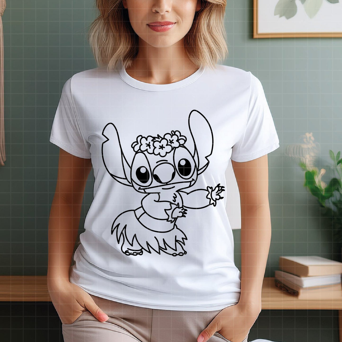 COD4018 - Stitch svg, Best teacher ever svg, disney svg, stitch sketch png