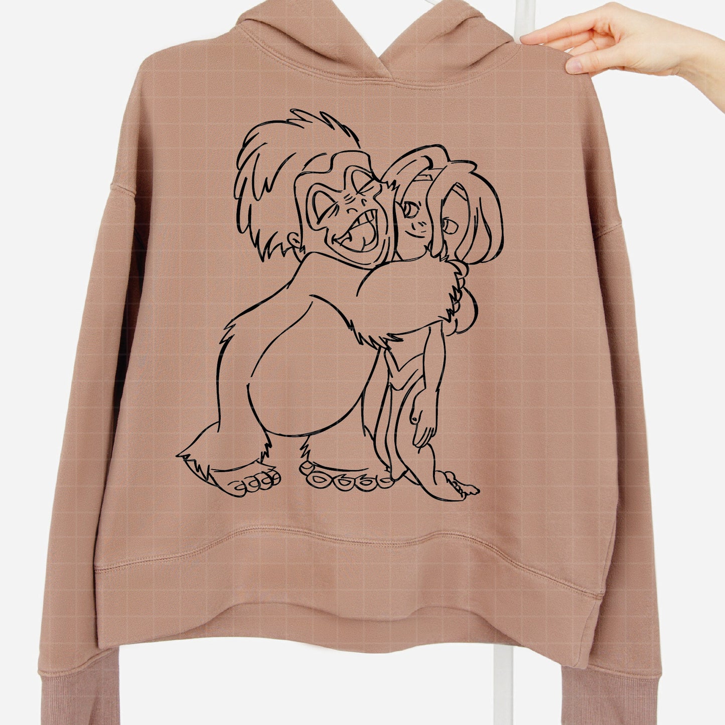 COD4020 - Tarzan svg, Disney svg, Magical svg, Tarzan and jane sketch svg, dtf, sublimation