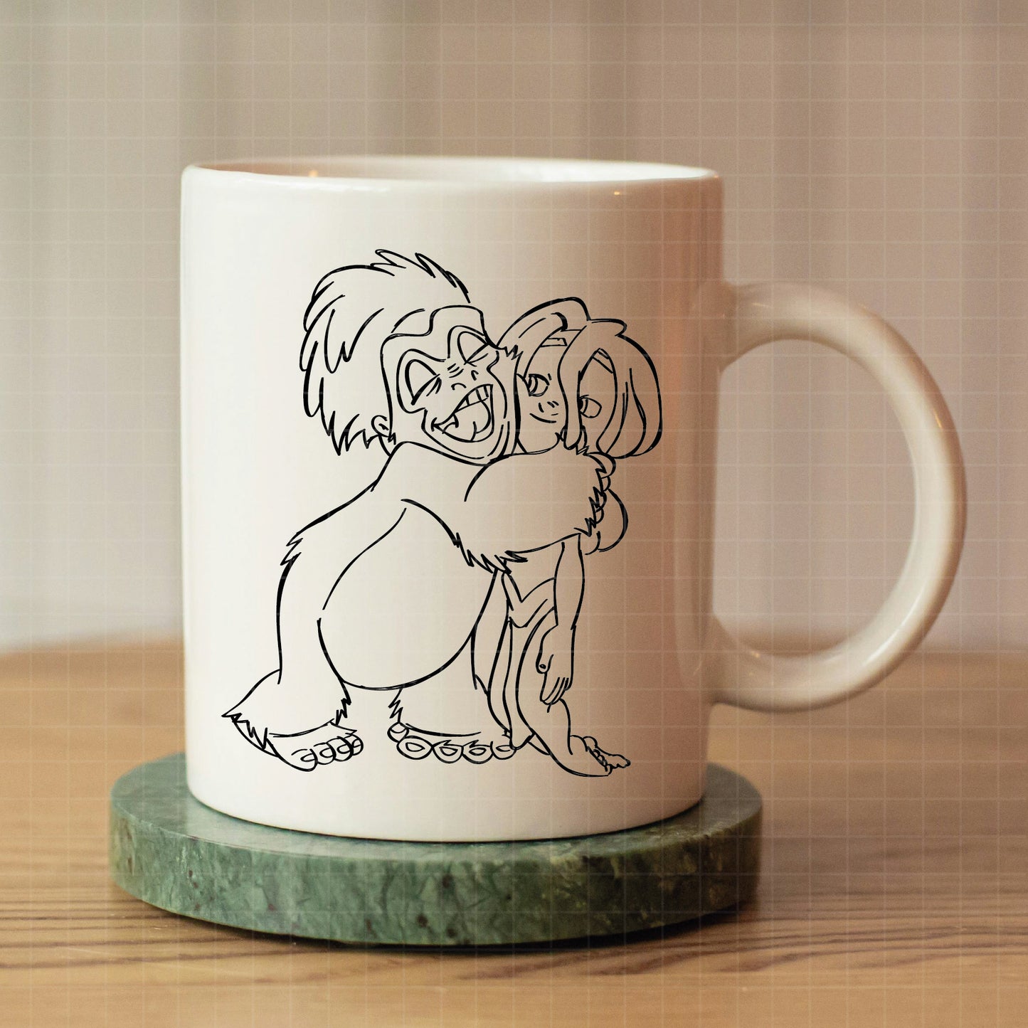 COD4020 - Tarzan svg, Disney svg, Magical svg, Tarzan and jane sketch svg, dtf, sublimation