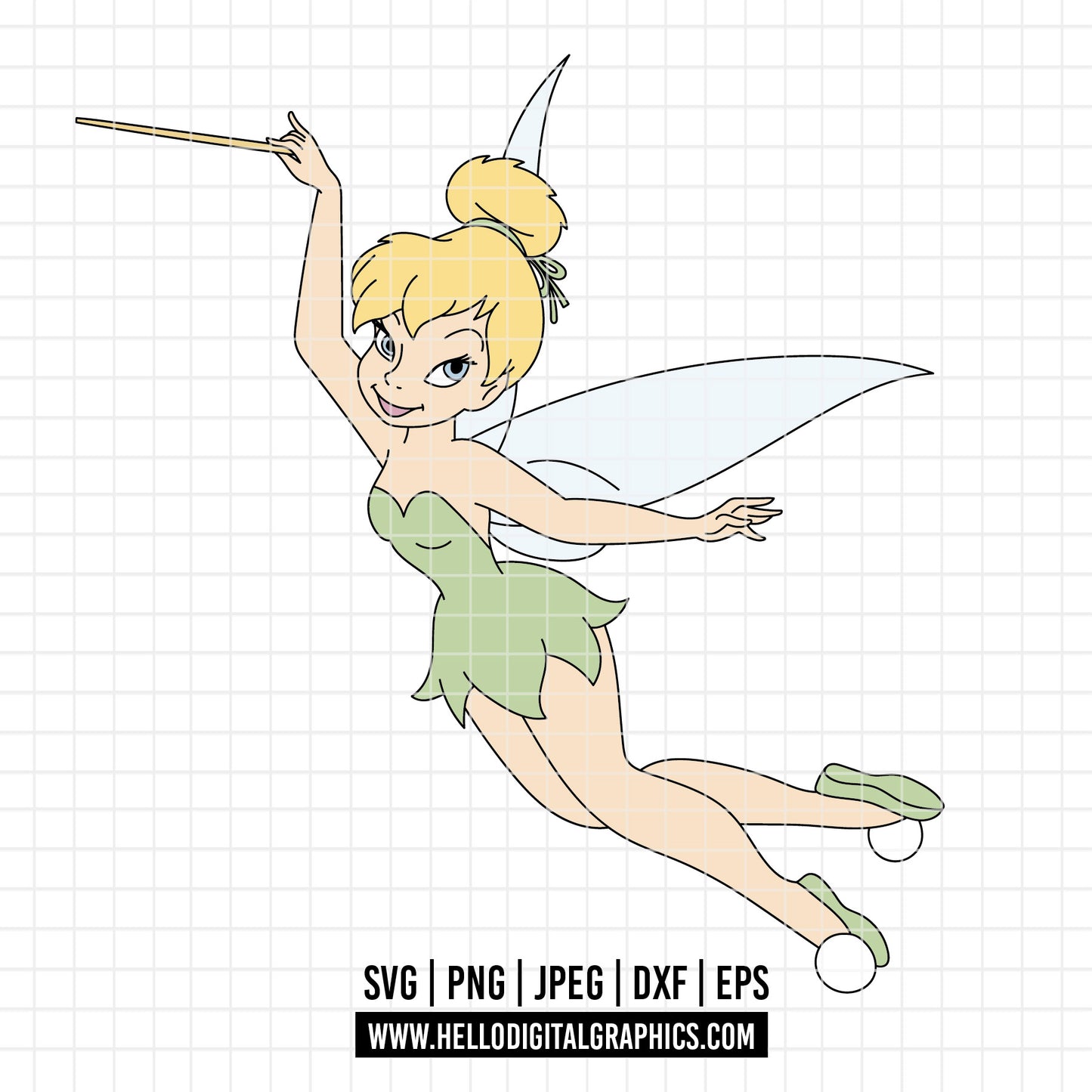 COD4025 - Tinker bell svg, Dreams come true svg, disney svg, cricut, silhouette, dtf, sublimation