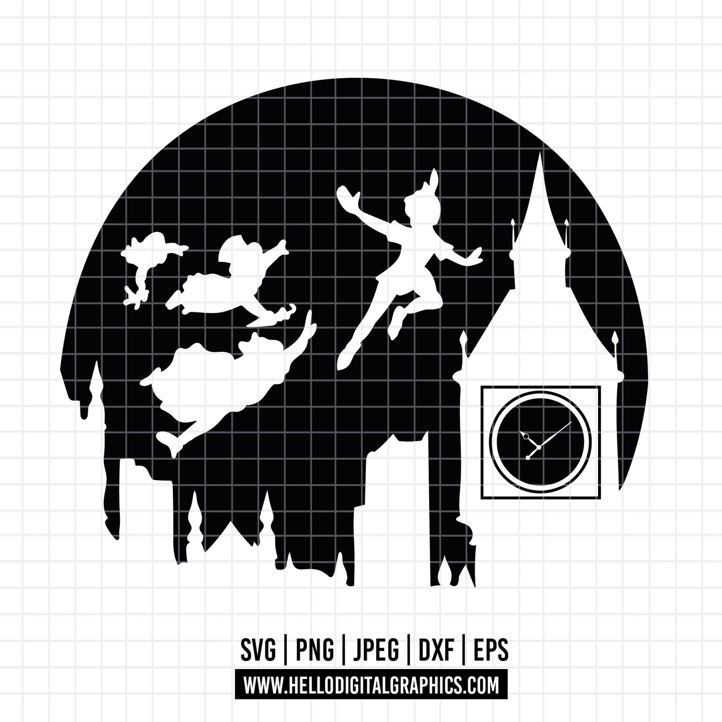 COD4027 - Peter Pan svg, Never grow up svg, peter pan svg, disney svg