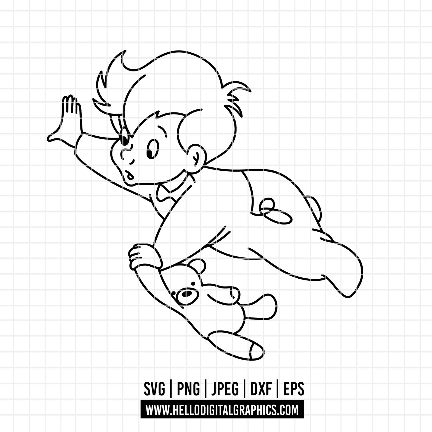 COD4030 - Peter Pan svg, Never grow up svg, peter pan svg, disney svg