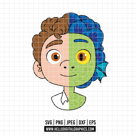 COD4033 - Luca and Alberto Svg, Luca Svg, Alberto Svg, Disney Svg, Cartoon Svg