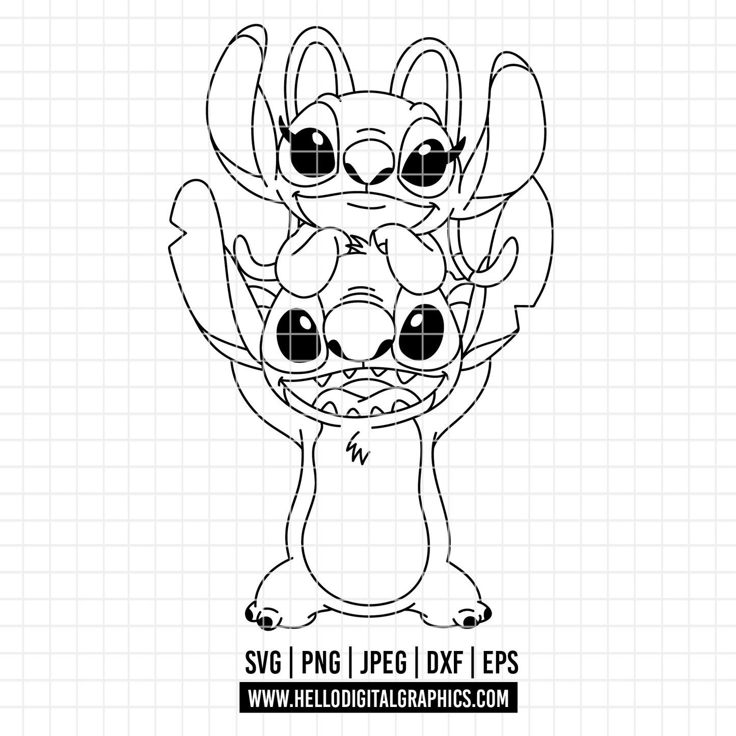 COD4034 - Stitch svg, Best teacher ever svg, disney svg, stitch sketch png
