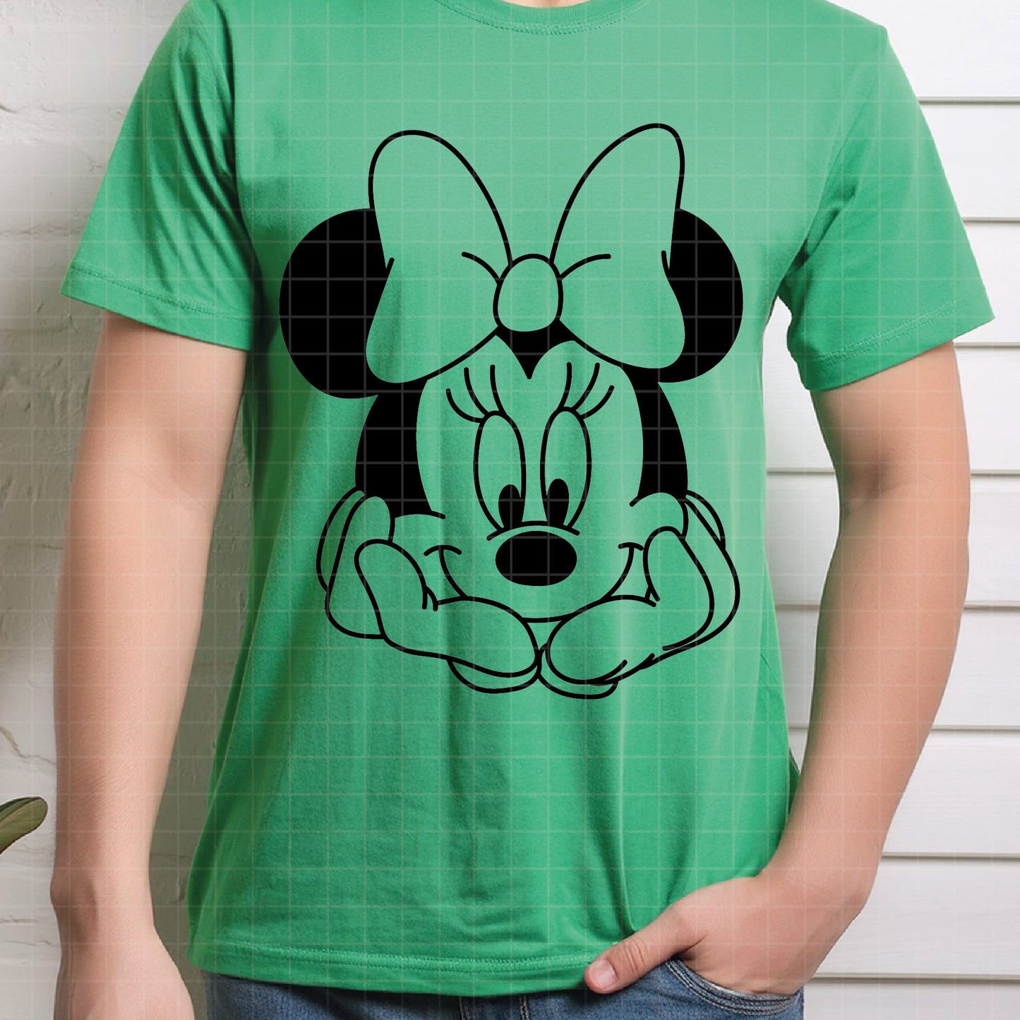 COD4039 - Minnie svg, Disney svg, disneyland t shirt svg, Disney svg, dtf, sublimation