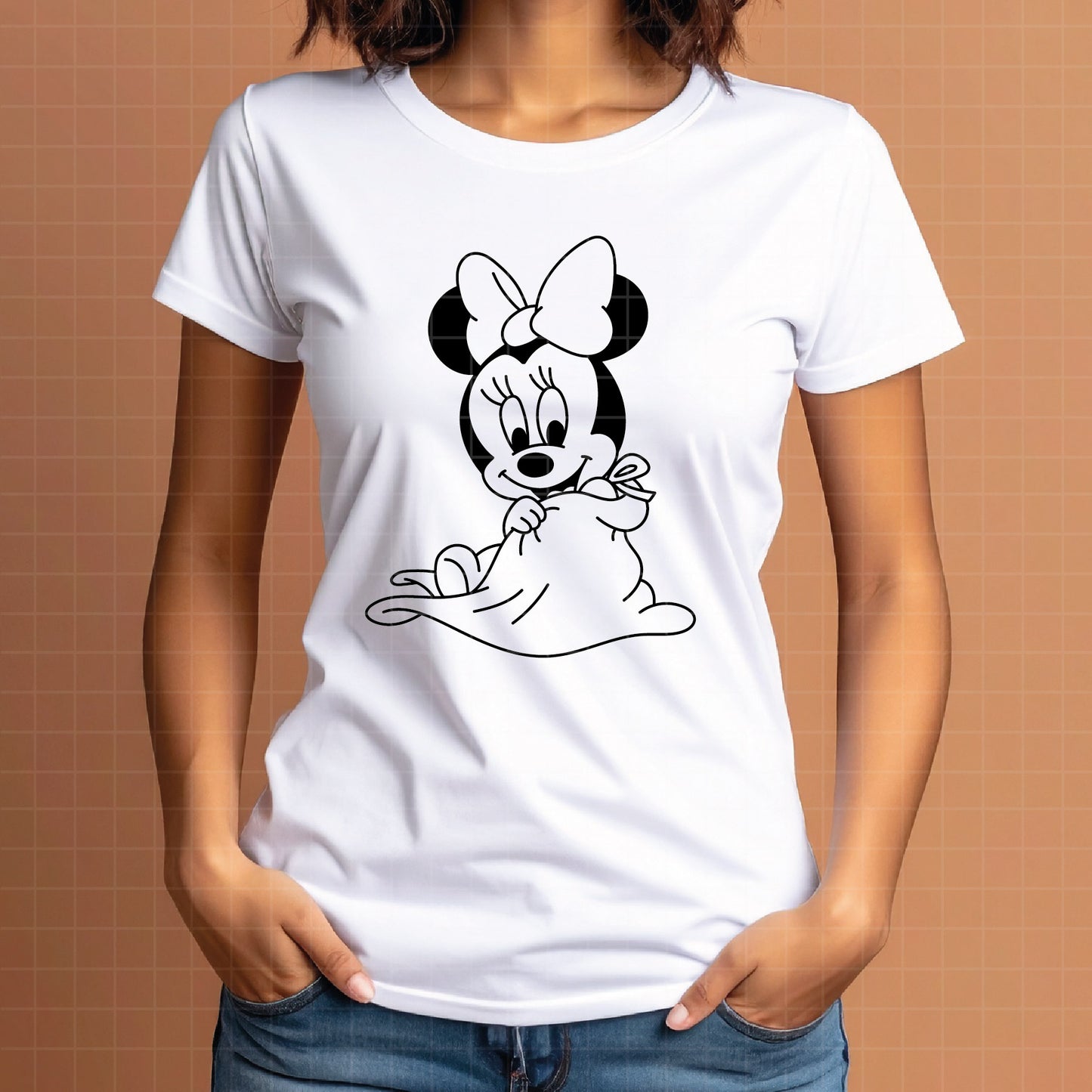 COD4041 - Minnie baby svg, Disney svg, disneyland t shirt svg, Disney svg