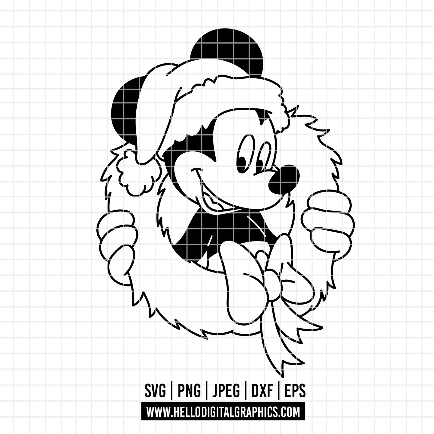 COD4044 - Merry Christmas svg, Mickey mouse svg, Mickey Svg, Disney svg, Christmas svg