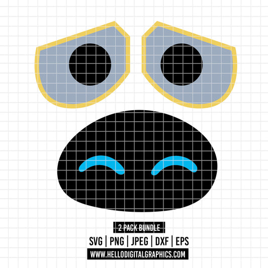 COD4045 - Wall e svg, Wall-e png, Disney svg, walle lineart clipart, wall e dtf, walle silhouette
