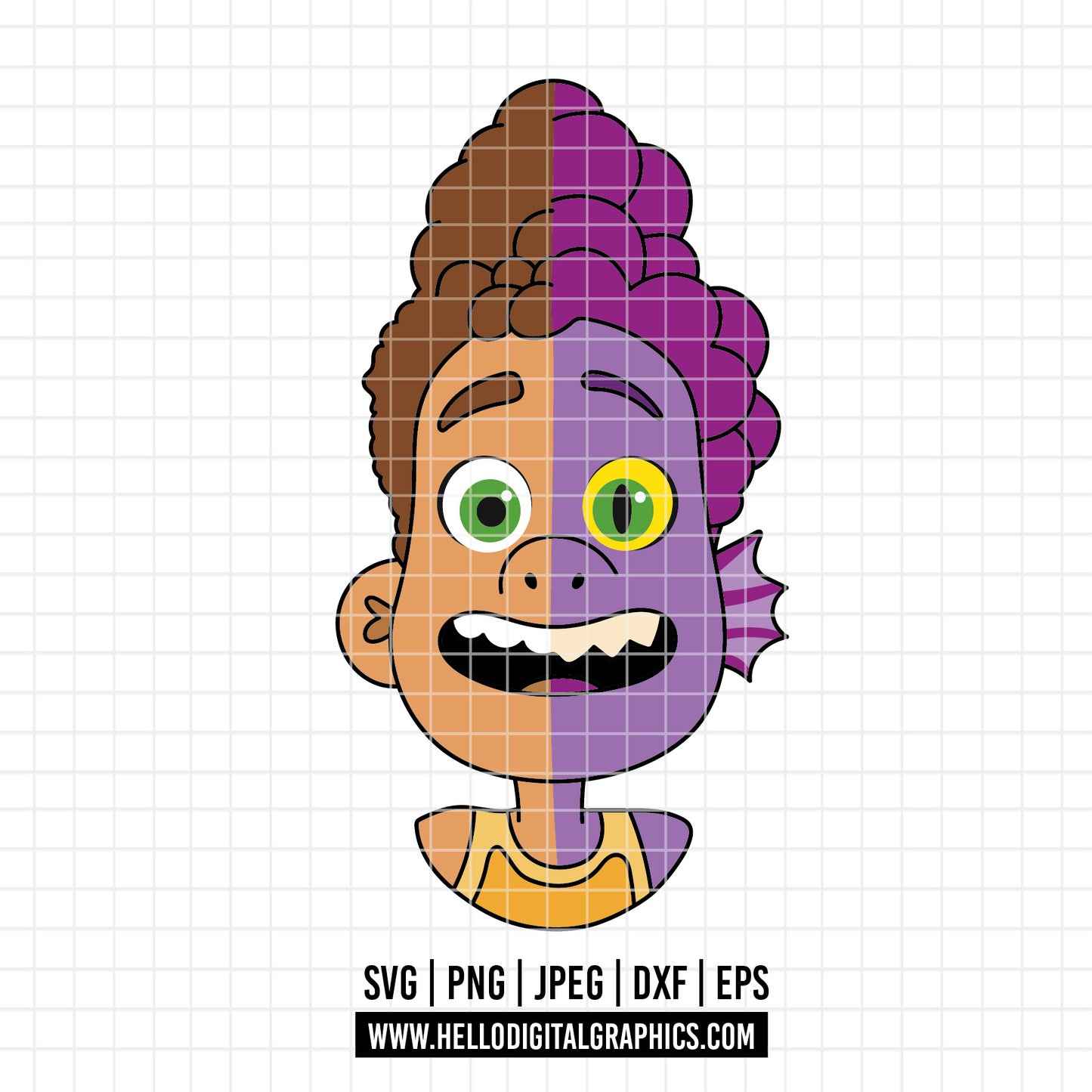 COD4050 - Luca and Alberto Svg, Luca Svg, Alberto Svg, Disney Svg, Cartoon Svg