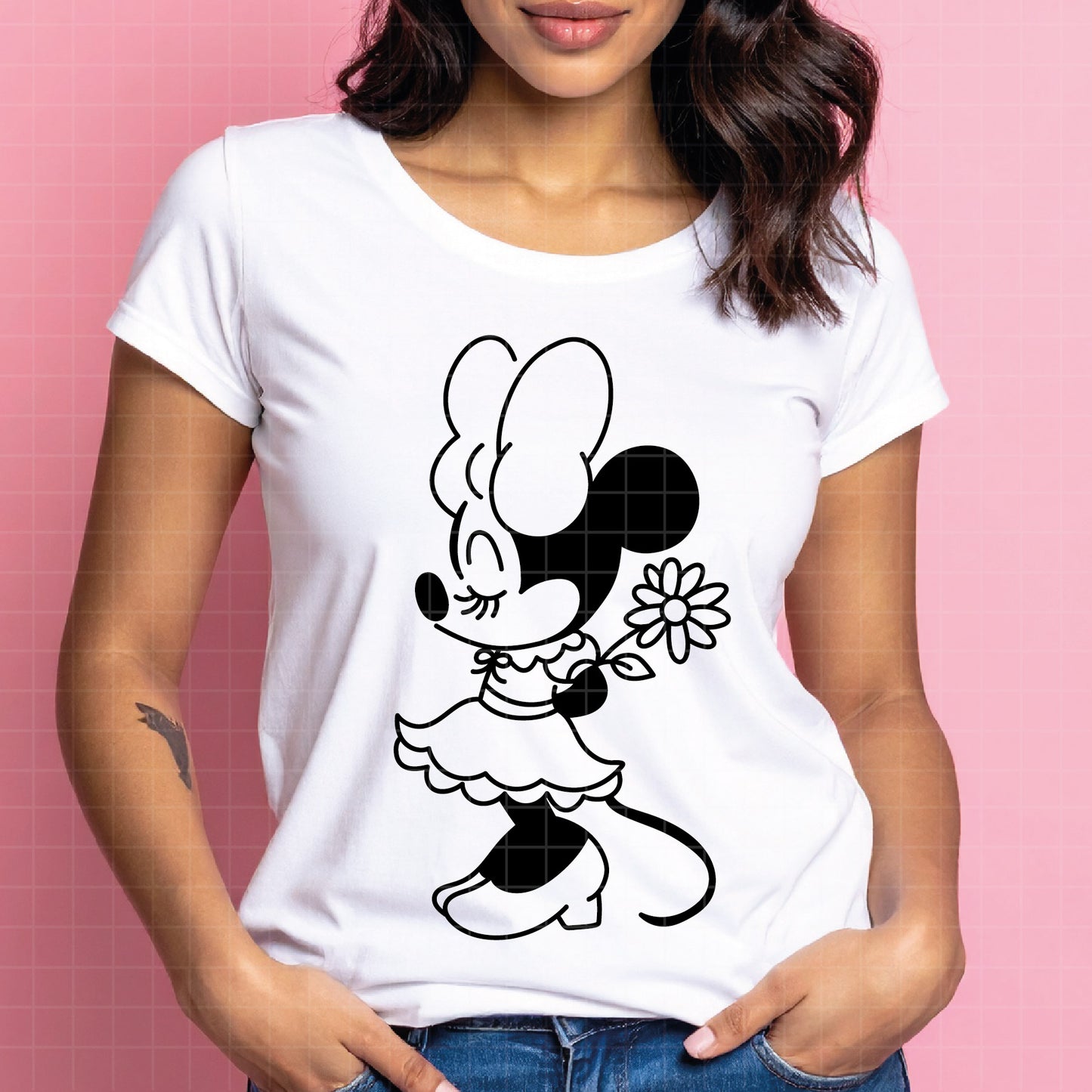 COD4055 - Minnie svg, Disney svg, disneyland t shirt svg, Disney svg, dtf, sublimation